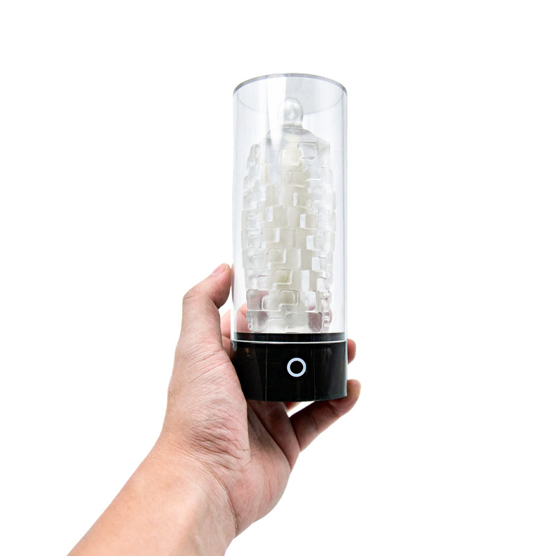 Dustproof Design TPE Male Masturbators Nightlight Heating Masturbator CM801