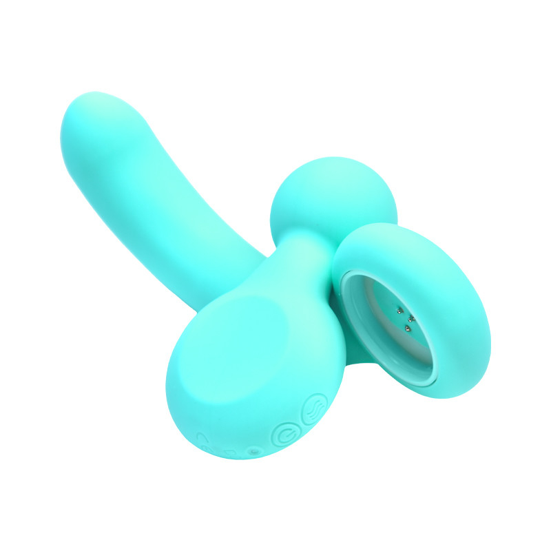 DC Charging Detachable 2 In 1 Vibrator Rotatable With Magnetic Attach DF953