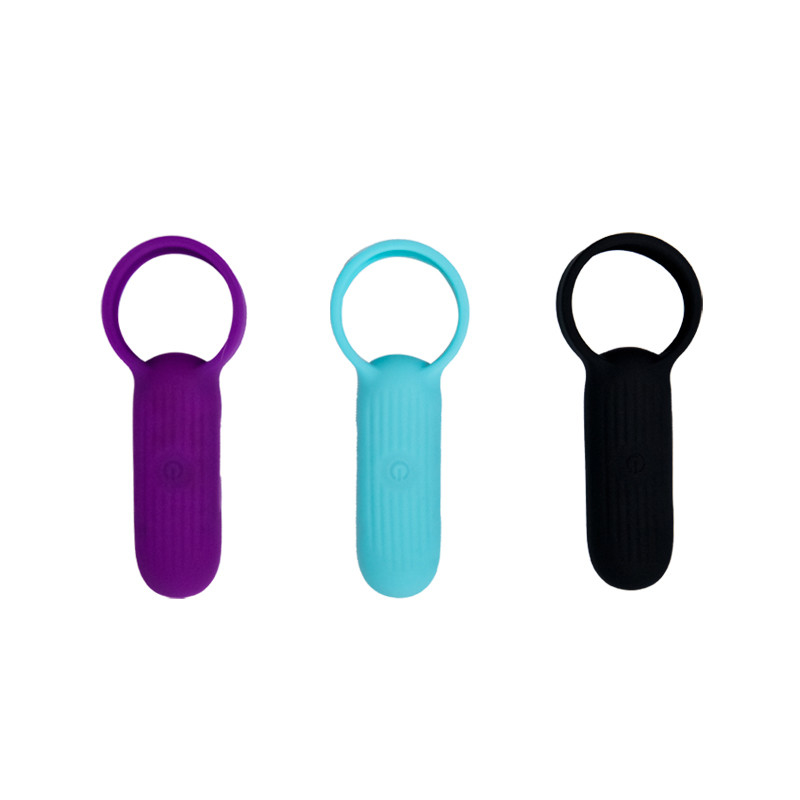 Light Weight Silicone Vibrating Cock Ring 150mAh Battery Powered CM601
