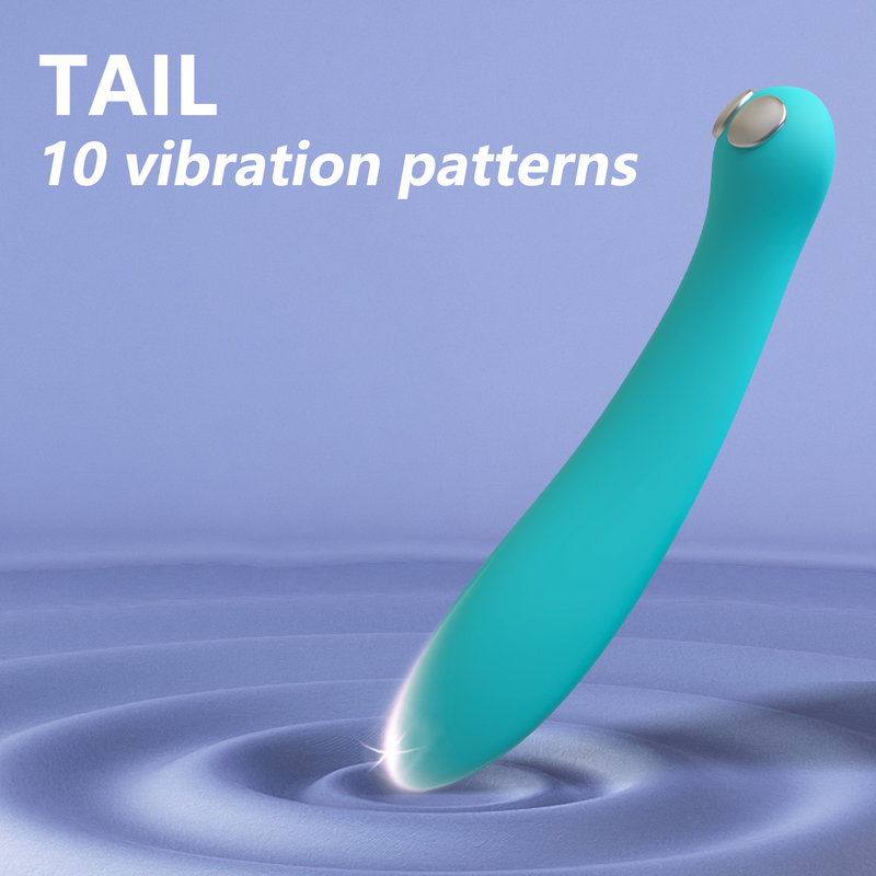 Dingfoo Factory silicone Dual Head Vibrator Electrical Pulse Vibrator 85g DF997
