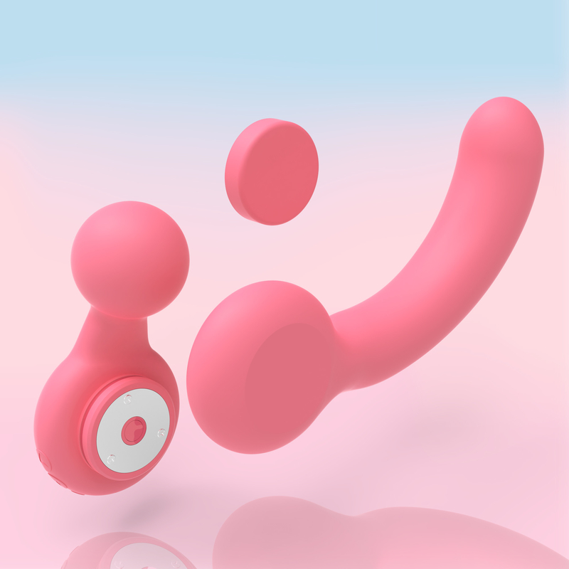 DC Charging Detachable 2 In 1 Vibrator Rotatable With Magnetic Attach DF953